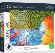 Opakowanie Puzzle 500 Aerial Mindblow: Maze of Colors TREFL