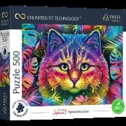 Opakowanie Puzzle 500 Color Splash: Hypnotizing Gaze TREFL