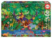 Opakowanie Puzzle 500 Dżungla G3