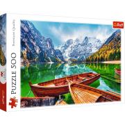 Puzzle 500 Jezioro Braies Włochy 37486. Wydawca: Trefl PAP. Dadada.pl Opakowanie Puzzle 500 Jezioro Braies Włochy 37486