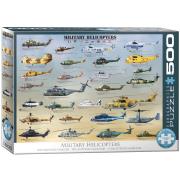 Opakowanie Puzzle 500 Military Helicopters 6500-0088