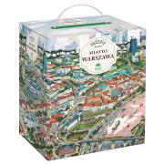 Okładka książki Puzzle 500 Puzzlove rodzinne CzuCzu Miasto Warszawa
