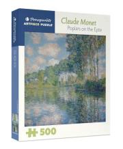 Opakowanie Puzzle 500 Topole nad jeziorem, Claude Monet