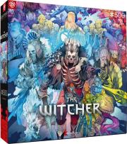 Puzzle 500 Wiedźmin: Monster Faction. Wydawca: GOOD LOOT. Dadada.pl Opakowanie Puzzle 500 Wiedźmin: Monster Faction