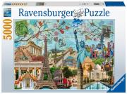 Opakowanie Puzzle 5000 Duże miasto
