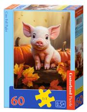 Opakowanie Puzzle 60 Cute Fall Piglet CASTOR