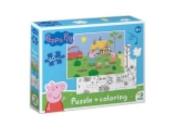 Opakowanie Puzzle 60 Peppa Pig 2 in 1