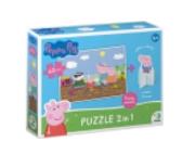 Opakowanie Puzzle 60 Peppa Pig with charater figure