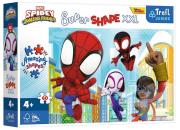 Puzzle 60 Super Shape XXL Sprytny Spidey TREFL. Wydawca: Trefl. Dadada.pl Opakowanie Puzzle 60 Super Shape XXL Sprytny Spidey TREFL