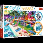 Opakowanie Puzzle 600 Crazy Shapes Plaża w Miami 11132