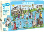 Puzzle 70 elementów. Park mitologii. Autor: null. Dadada.pl Okładka książki Puzzle 70 elementów. Park mitologii