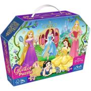 Puzzle 70 Glitter Wesołe Księżniczki TREFL. Wydawca: Trefl. Dadada.pl Opakowanie Puzzle 70 Glitter Wesołe Księżniczki TREFL