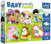 Puzzle Baby Progressive - Farma TREFL. Wydawca: Trefl. Dadada.pl Opakowanie Puzzle Baby Progressive - Farma TREFL