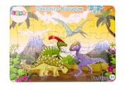 Opakowanie Puzzle dinozaury plansza 16el