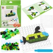 Puzzle DIY mozaika pojazdów militarnych 59el. Wydawca: Maksik. Dadada.pl Opakowanie Puzzle DIY mozaika pojazdów militarnych 59el