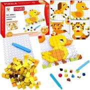 Opakowanie Puzzle DIY mozaika zwierząt 128el