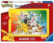 Opakowanie Puzzle dla dzieci 125 Pokemon Giant