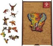 Opakowanie Puzzle drewniane A3 - Słonie