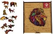 Opakowanie Puzzle drewniane A4 - Lew