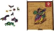 Opakowanie Puzzle drewniane A4 - Sowa