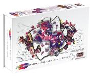Opakowanie Puzzle drewniane/kolorowe - Jednorożec