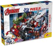 Opakowanie Puzzle dwustronne 108 Marvel Avengers