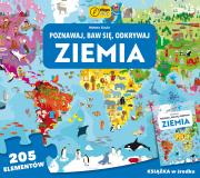 Puzzle i książka Poznawaj baw się odkrywaj Ziemia 205 elementów. Wydawca: Wilga Play. Dadada.pl Opakowanie Puzzle i książka Poznawaj baw się odkrywaj Ziemia 205 elementów