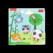 Puzzle mini drewniane Fisher Price jungle 61618. Wydawca: Trefl PAP. Dadada.pl Opakowanie Puzzle mini drewniane Fisher Price jungle 61618