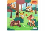 Puzzle mini drewniane Forest 61624. Wydawca: Trefl PAP. Dadada.pl Opakowanie Puzzle mini drewniane Forest 61624