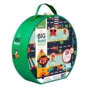 Opakowanie Puzzle podłogowe w walizce wielka droga 100el