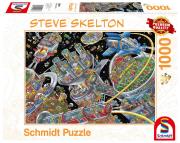 Opakowanie Puzzle PQ 1000 Steve Skleleton Kosmiczna kolonia