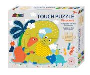 Puzzle sensoryczne- dinozaury. Wydawca: Russell. Dadada.pl Opakowanie Puzzle sensoryczne- dinozaury