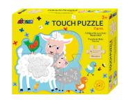 Puzzle sensoryczne- zwierzęta hodowlane. Wydawca: Russell. Dadada.pl Opakowanie Puzzle sensoryczne- zwierzęta hodowlane