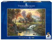 Opakowanie Puzzle Thomas Kinkade Górskie zacisze 1000