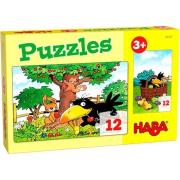 Puzzle w ogrodzie. Wydawca: Haba. Dadada.pl Opakowanie Puzzle w ogrodzie