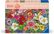 Opakowanie Puzzle XL 100 Kwiaty