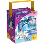 Opakowanie Puzzle z rączką Disney Księżniczki Mini 60 dwustronne