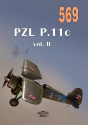PZL P.11c vol. II nr 569. Autor:   Praca zbiorowa. Dadada.pl Okładka książki PZL P.11c vol. II nr 569