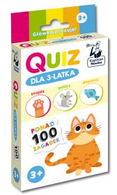 Quiz dla 3-latka. Kapitan Nauka. Autor: Zuzanna Osuchowska. Dadada.pl Okładka książki Quiz dla 3-latka. Kapitan Nauka