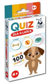 Quiz dla 4-latka. Kapitan Nauka. Autor: Zuzanna Osuchowska. Dadada.pl Okładka książki Quiz dla 4-latka. Kapitan Nauka