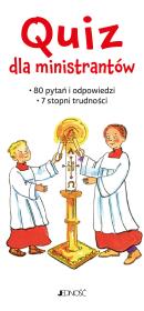 Okładka książki Quiz dla ministrantów. 80 pytań i odpowiedzi. 7 stopni trudności