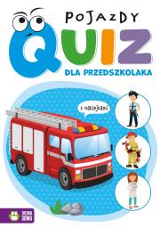 Okładka książki Quiz dla przedszkolaka. Pojazdy