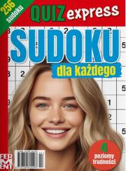 Quiz express 2/2024 Sudoku dla każdego. Wydawca: Kalpol. Dadada.pl Opakowanie Quiz express 2/2024 Sudoku dla każdego