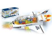 Opakowanie Rakieta przezroczysta ze światłem i dźwiękiem