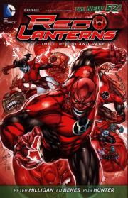 Red Lanterns Vol. 1 Blood And Rage. Autor: Peter Milligan. Dadada.pl Okładka książki Red Lanterns Vol. 1 Blood And Rage