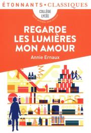 Regarde les lumieres mon amour. Autor: Annie Ernaux. Dadada.pl Okładka książki Regarde les lumieres mon amour