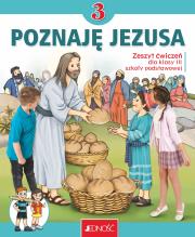 Okładka książki Religia Poznaję Jezusa zeszyt ćwiczeń dla klasy 3 szkoły podstawowej