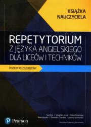 Okładka książki Repetytorium z języka angielskiego dla liceów i techników Książka nauczyciela Poziom rozszerzony
