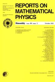 Opakowanie Reports On Mathematical Physics 88/2 Pergamon