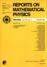 Opakowanie Reports on Mathematical Physics 90/3